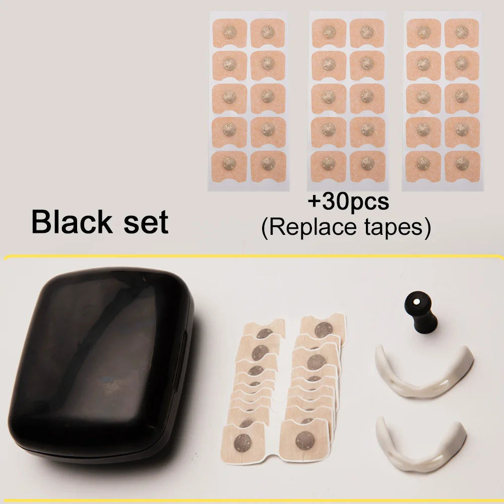 Nasal Strips Magnetic Nasal Breathing Dilators Kits Reduce Snoring Nasal Dilator Boost Oxygen Intake, Breathing Refill Nose Clip