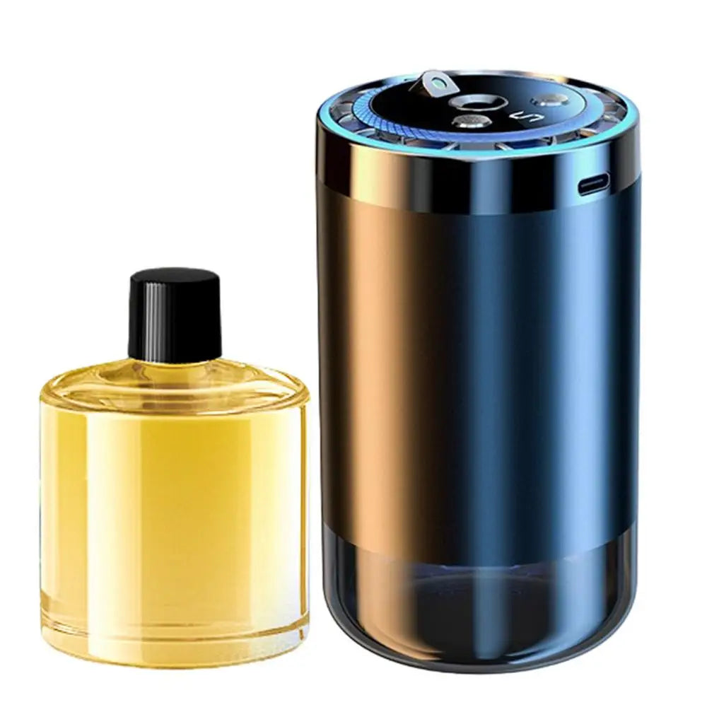Car Perfume Diffuser Starry Sky Projector Romantic Auto Sensor Fragrance Diffuser Long Lasting Portable Dashboard Decoration