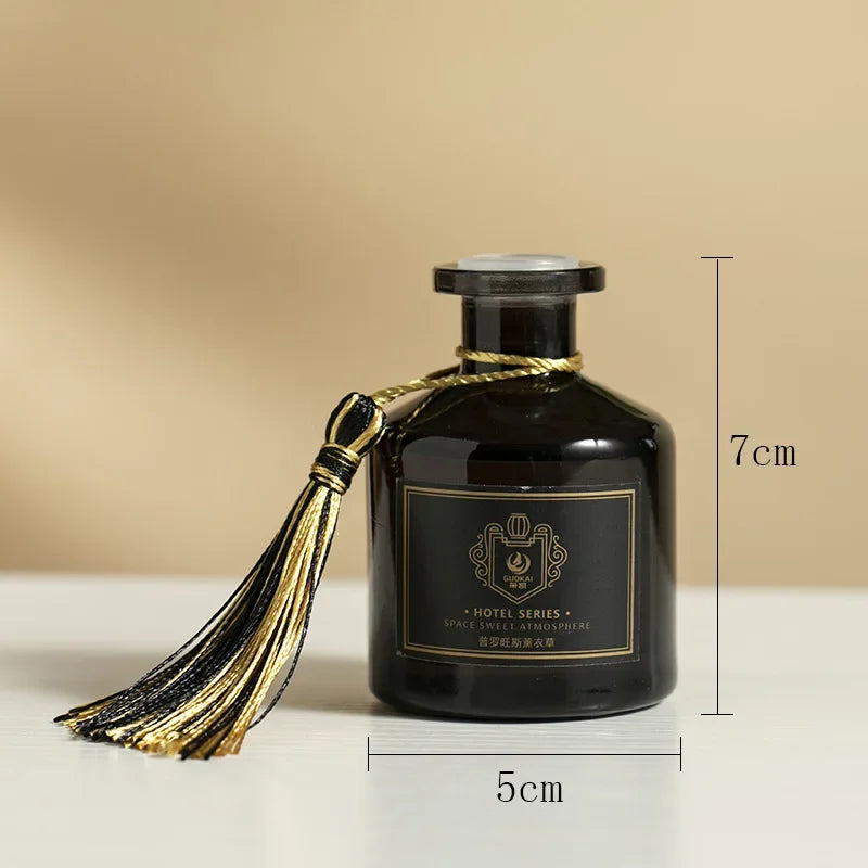 Y Aromeasy 50Ml Reed Diffuser Sets Homestay Hotel Bathroom Rattan Aromatherapy Glass Diffuser Air Freshener Home Fragrance
