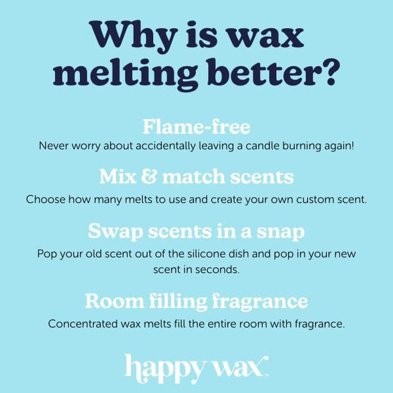 Fresh Cotton Scented Bear Wax Melts - Natural Strong Scented Fresh Wax Melts Infused W/Essential Oils - Non Toxic Wax Melt & Pet Safe Wax Melts - (8 Oz Pouch)