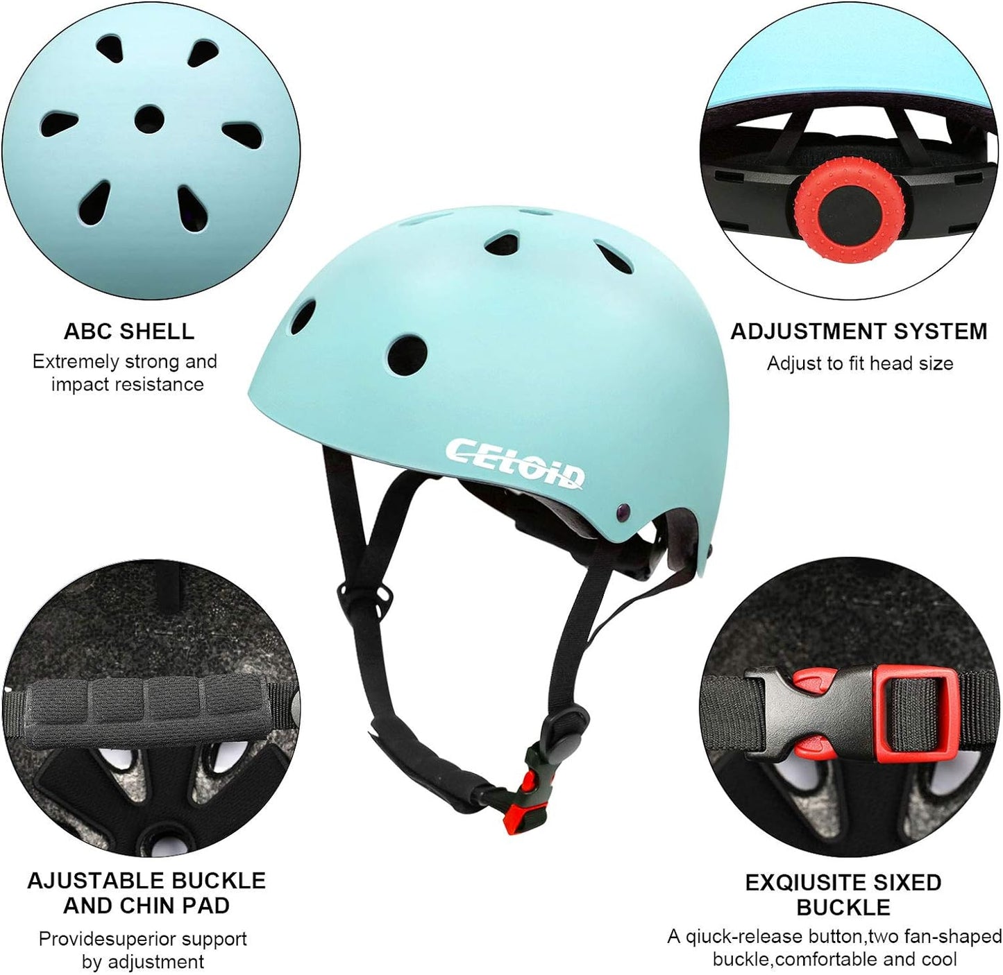 Kids Bike Helmet,Toddler Skateboard Helmets for Ages 2-3-5-8-14 Years Boys Girls,Adjustable Multi-Sport Bicycle Skateboarding Football Roller Skating Scooter Rollerblade Balance Bike Helmet