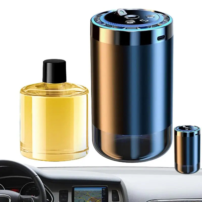 Car Perfume Diffuser Starry Sky Projector Romantic Auto Sensor Fragrance Diffuser Long Lasting Portable Dashboard Decoration