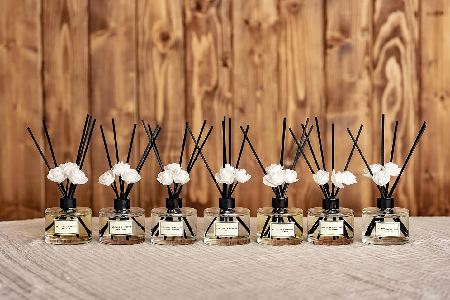 Reed Diffuser Set 6.7Oz (200Ml) Grapefruit Verbena Scented Diffuser with Sticks Home Fragrance Reed Diffuser for Bathroom Shelf Decor