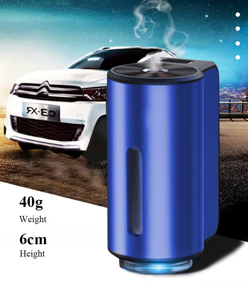 Portable Wireless Ultrasonic Car Aroma Diffuser with Custom LOGO Fragrance Vent Diffuser Machine Essential Oil Diffuser