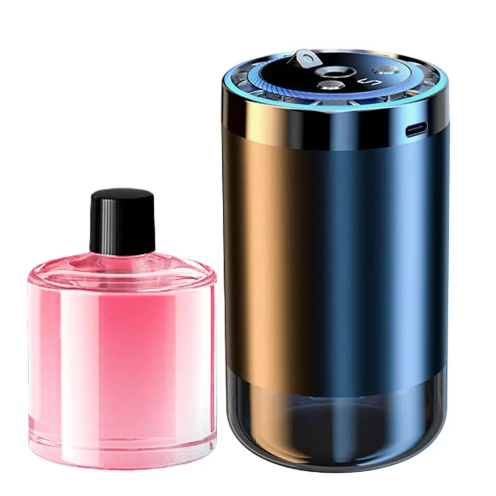 Car Perfume Diffuser Starry Sky Projector Romantic Auto Sensor Fragrance Diffuser Long Lasting Portable Dashboard Decoration