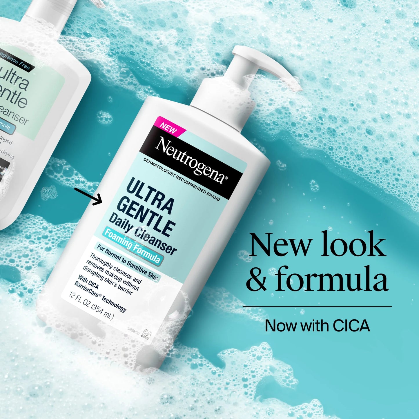 (2 Pack) Ultra Gentle Daily Foaming Facial Cleanser, 12 Fl. Oz