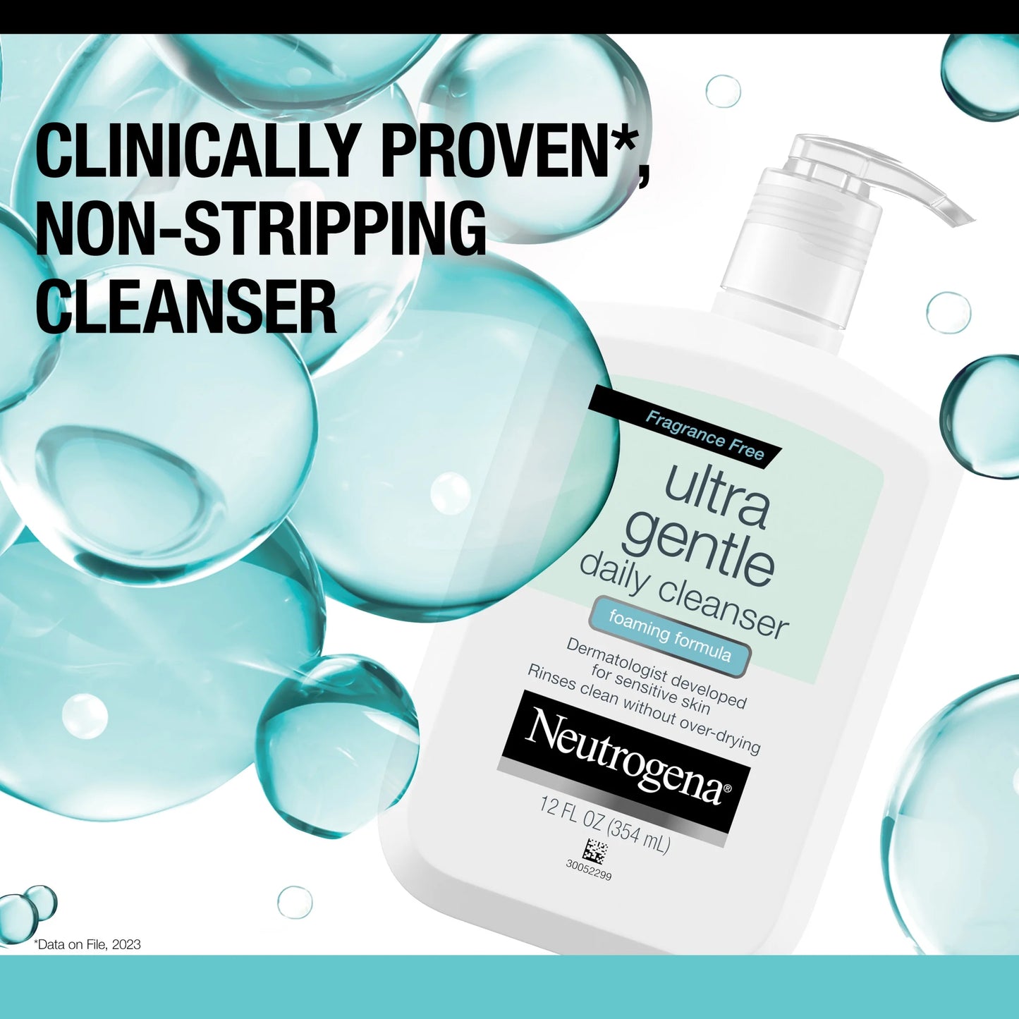 (2 Pack) Ultra Gentle Daily Foaming Facial Cleanser, 12 Fl. Oz