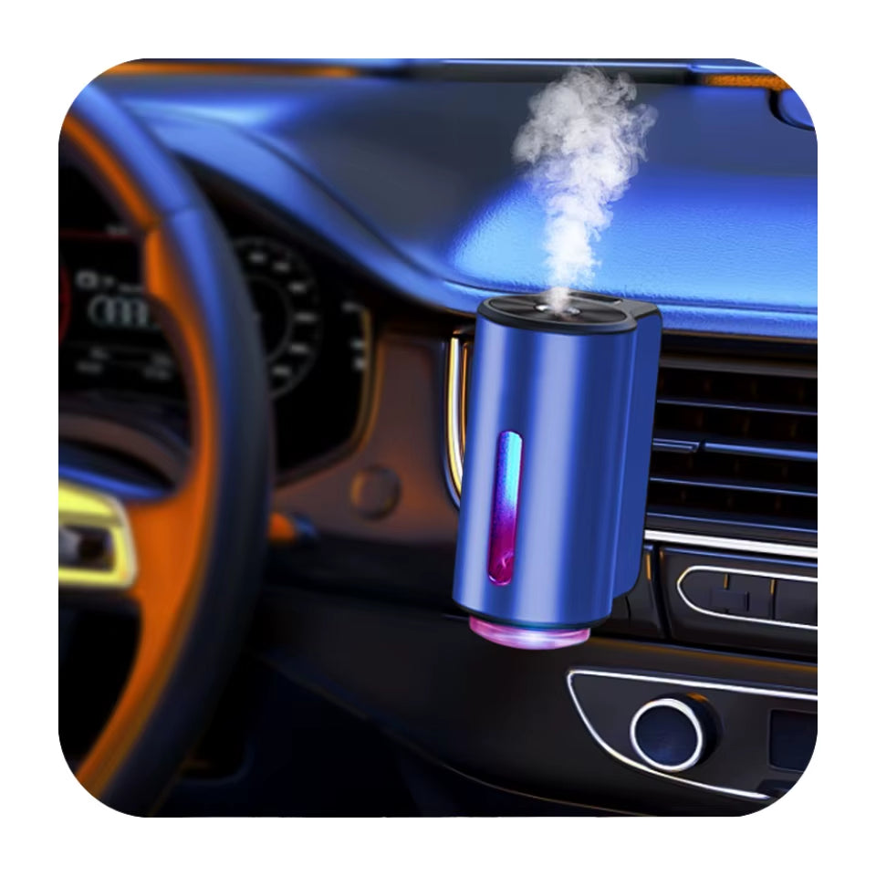 Portable Wireless Ultrasonic Car Aroma Diffuser with Custom LOGO Fragrance Vent Diffuser Machine Essential Oil Diffuser