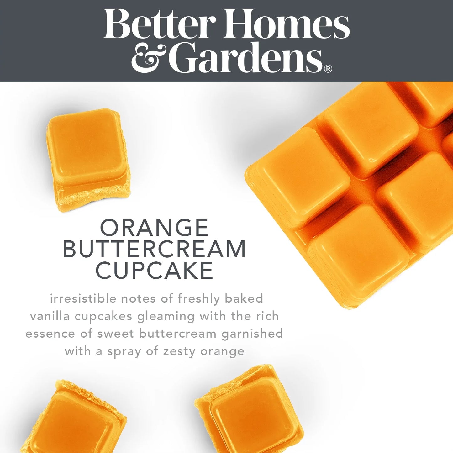 Orange Buttercream Cupcake Scented Wax Melts, , 2.5 Oz (5-Pack)