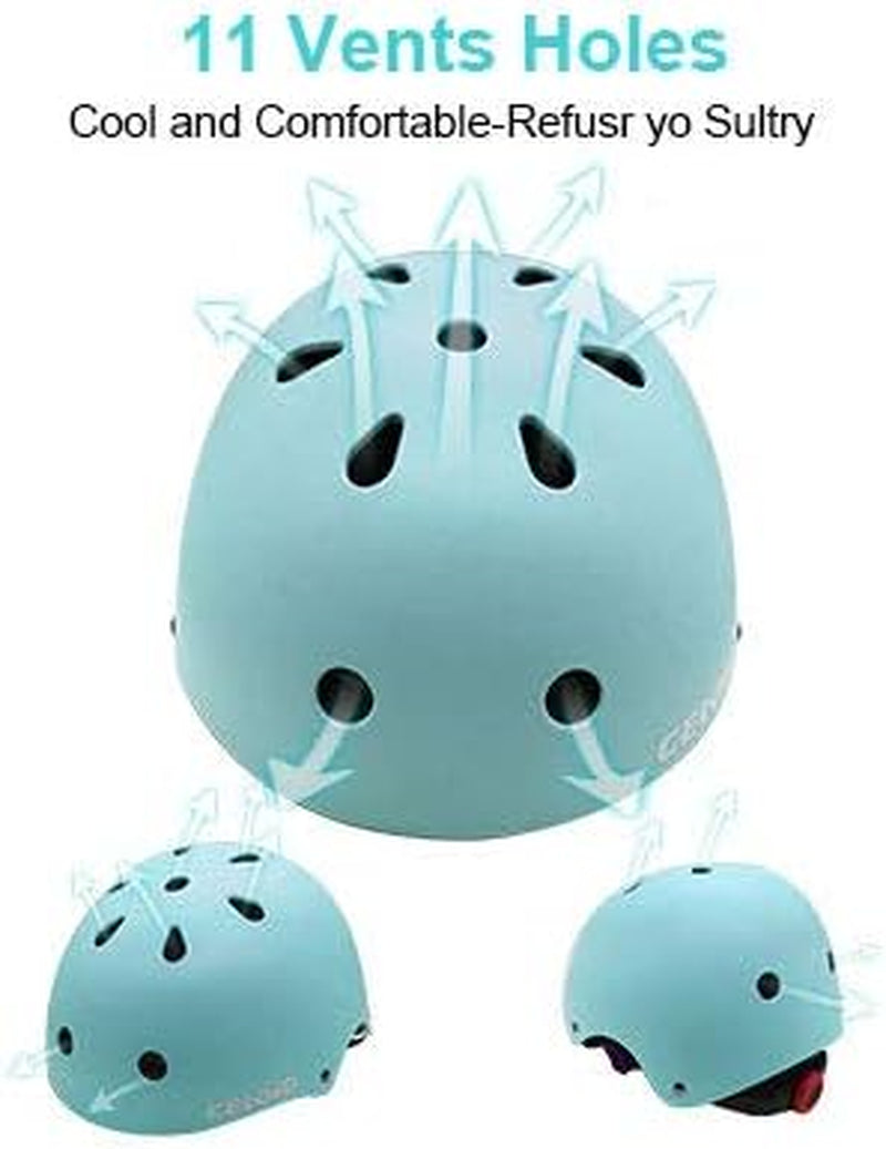 Kids Bike Helmet,Toddler Skateboard Helmets for Ages 2-3-5-8-14 Years Boys Girls,Adjustable Multi-Sport Bicycle Skateboarding Football Roller Skating Scooter Rollerblade Balance Bike Helmet