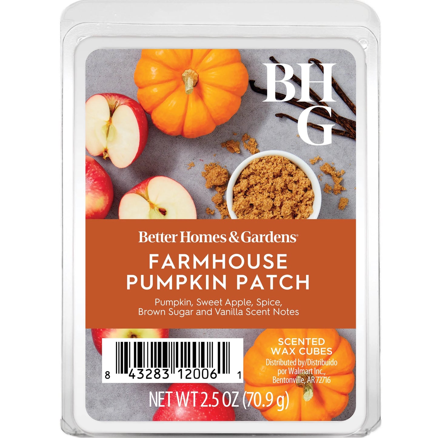 Farmhouse Pumpkin Patch Scented Wax Melts, , 2.5 Oz (1-Pack)
