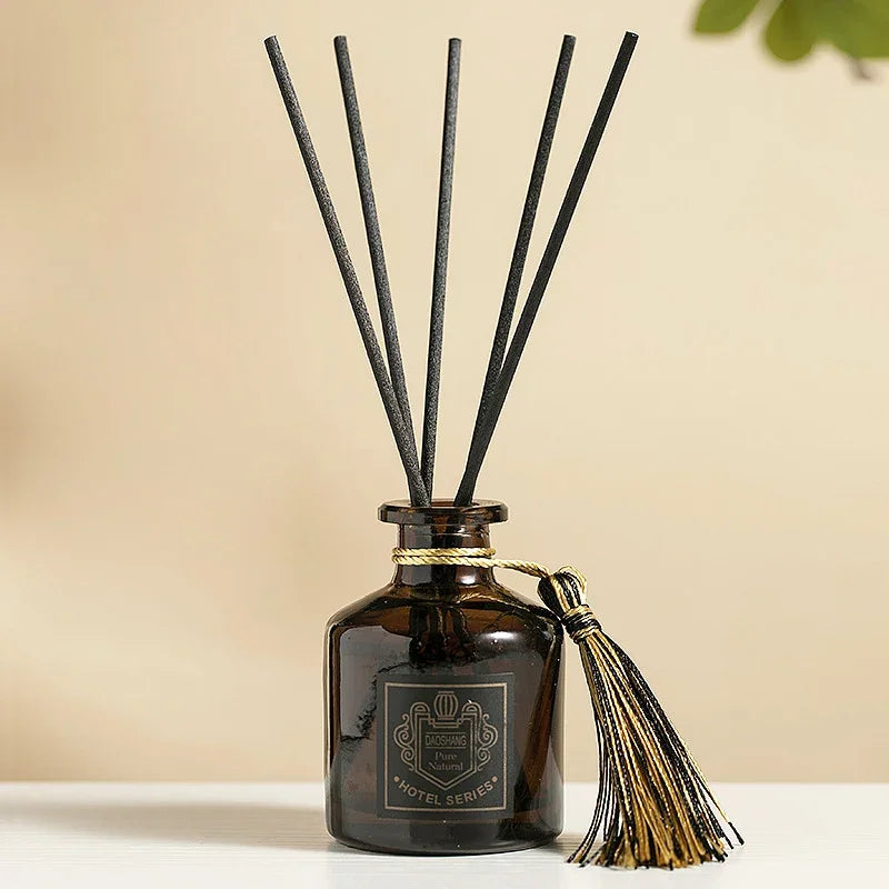 Y Aromeasy 50Ml Reed Diffuser Sets Homestay Hotel Bathroom Rattan Aromatherapy Glass Diffuser Air Freshener Home Fragrance