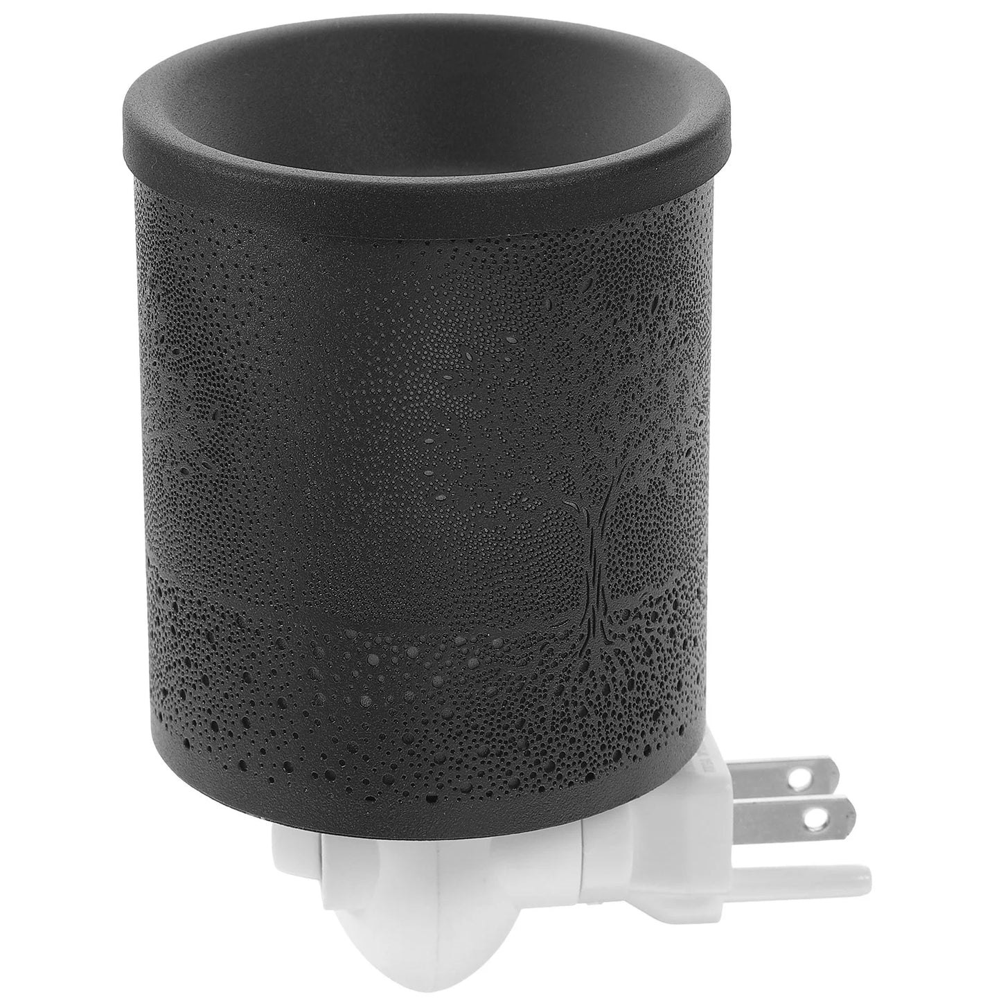 1PC Electric Wax Melt Warmer Wrought Iron Aromatherapy Night Light Plug in Fragrance Oil Burner Home Office Bedroom Decor