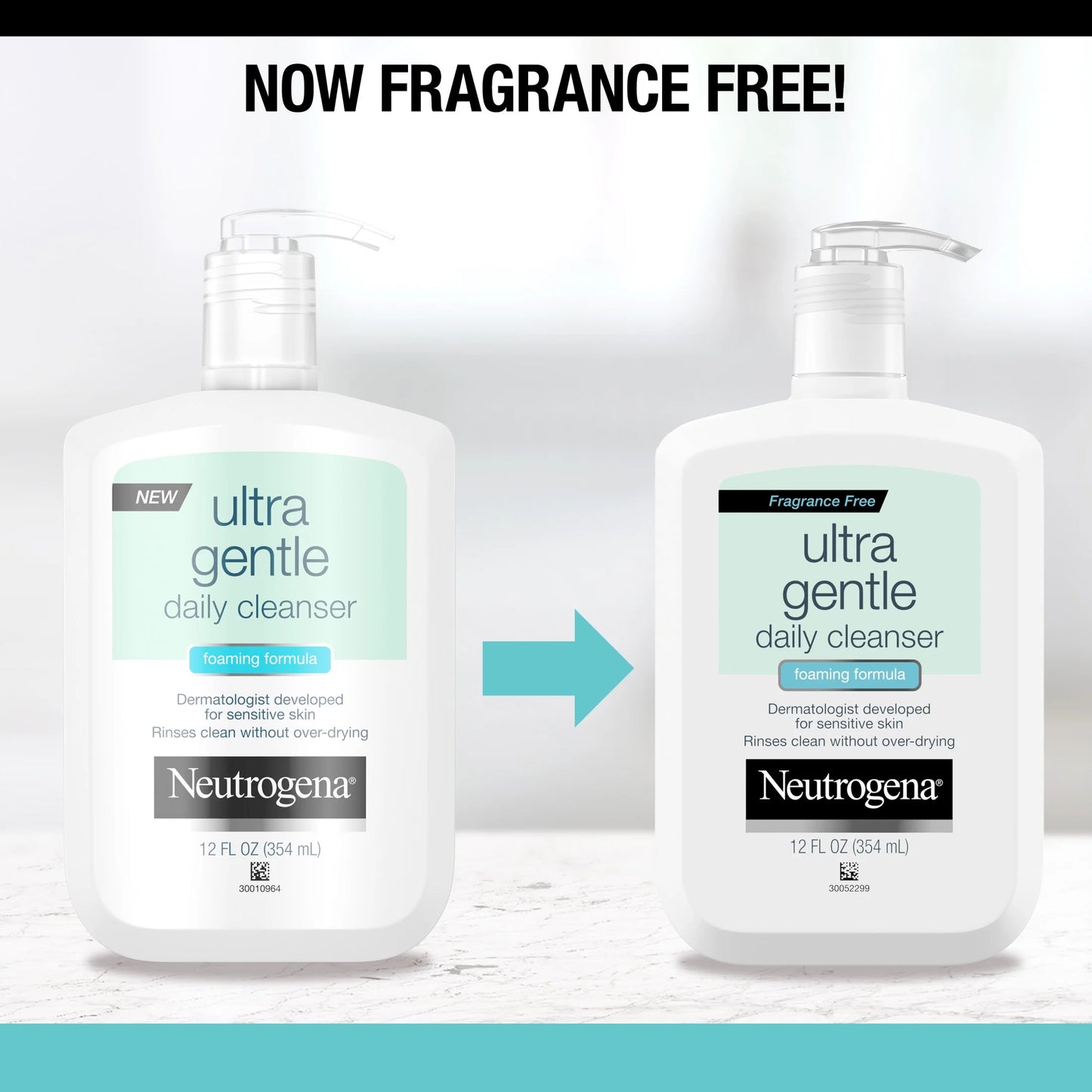 (2 Pack) Ultra Gentle Daily Foaming Facial Cleanser, 12 Fl. Oz