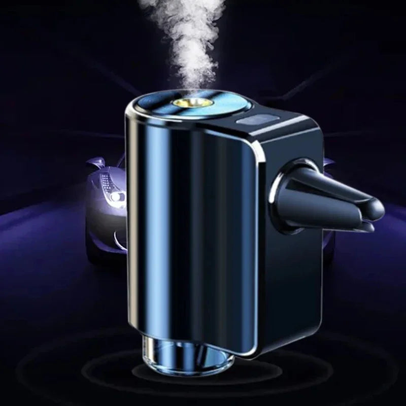 Car Perfume Air Freshener USB Rechargeable Essential Oil Aromatherapy Diffuser Vent Car Perfume Diffuser Machine Car Accessories