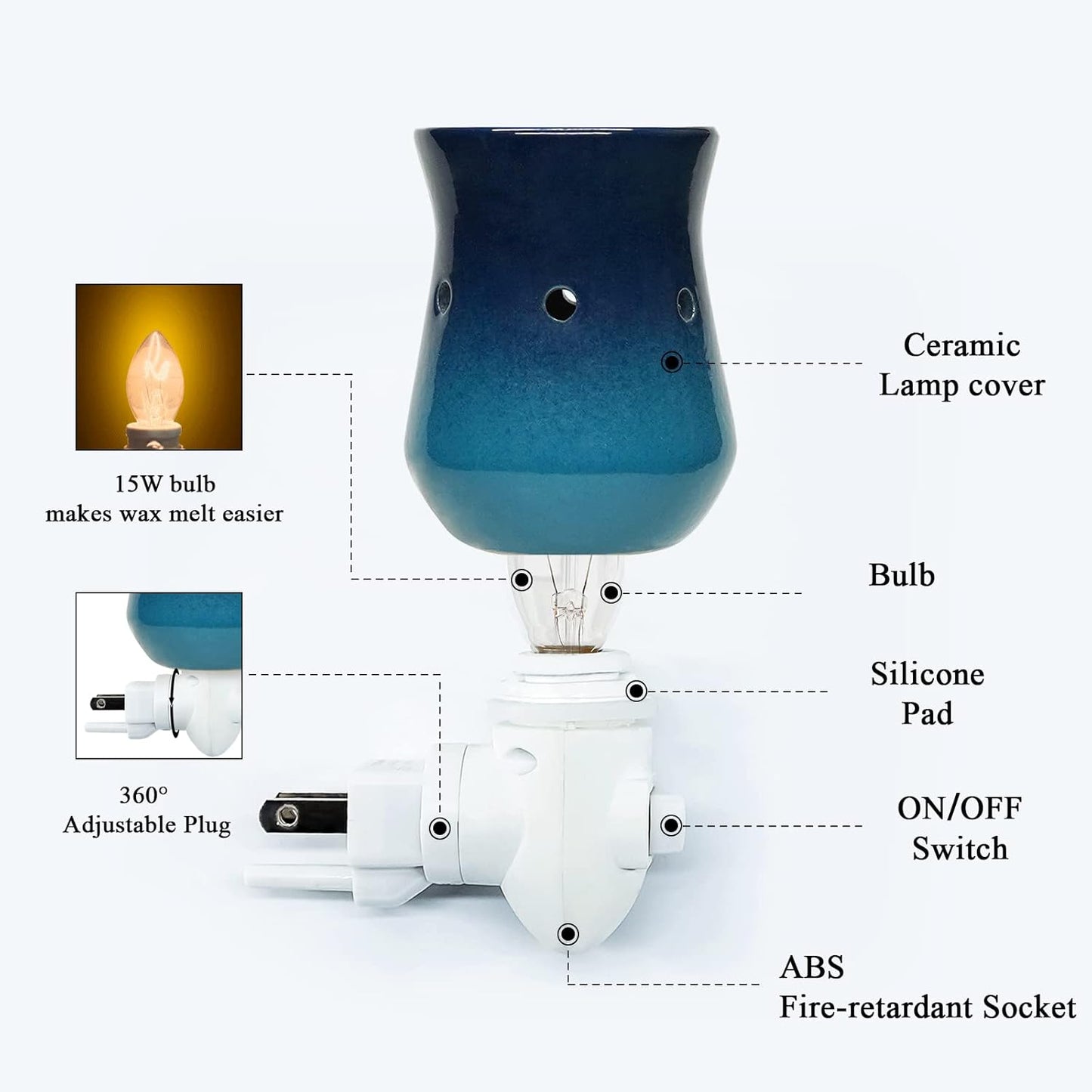 Wax Melts Warmer Candle Warmer Lamp