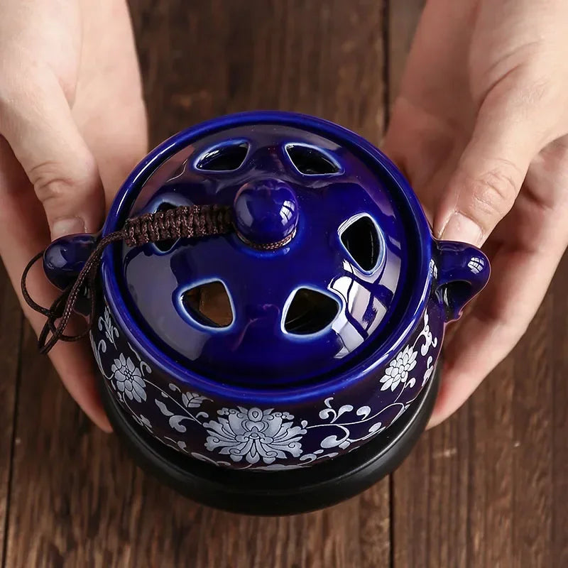 YXY 110V/220V Timing Essential Oil Stove Temperature Regulating Electric OUD Incense Burners Aromatherapy Censer Set for Home