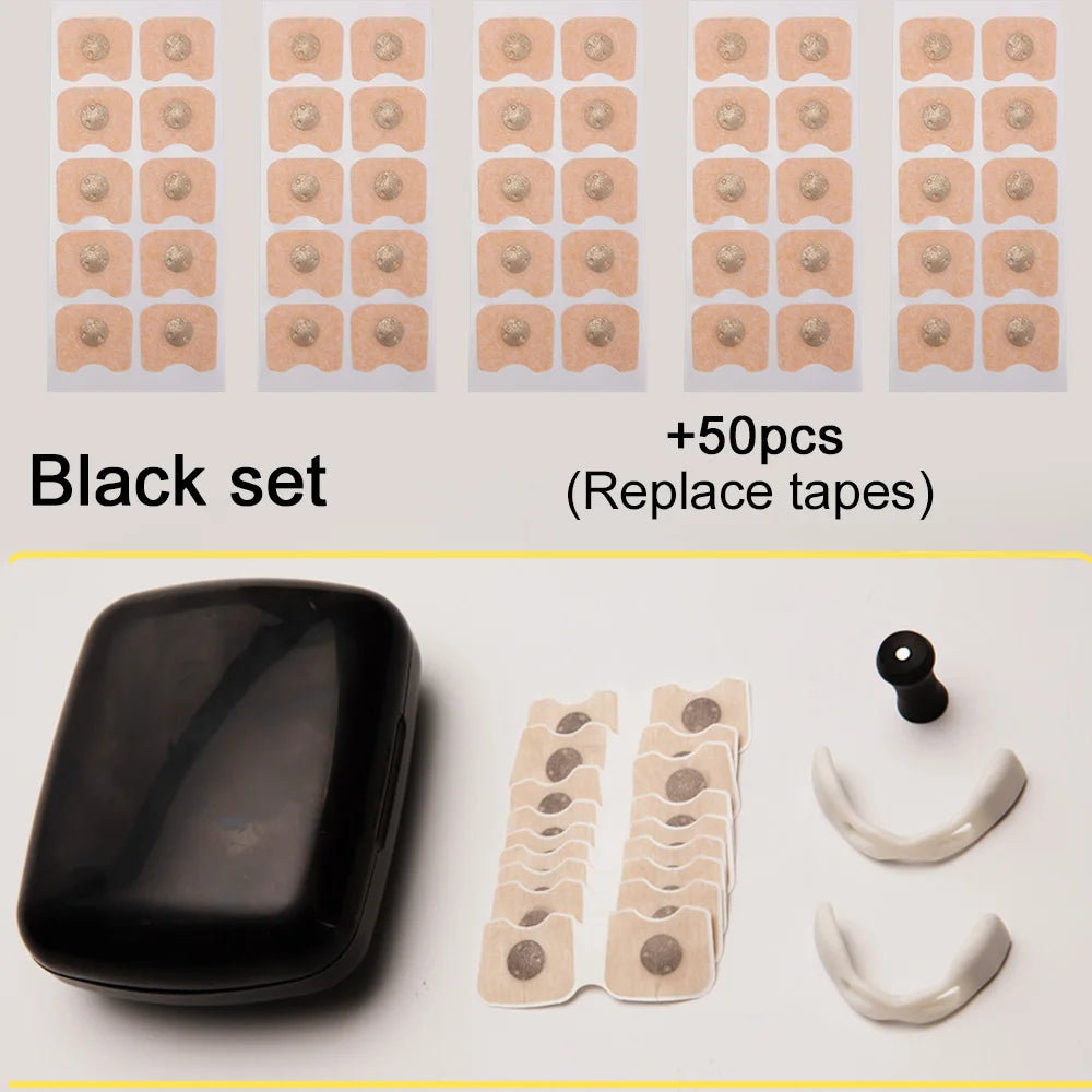 Nasal Strips Magnetic Nasal Breathing Dilators Kits Reduce Snoring Nasal Dilator Boost Oxygen Intake, Breathing Refill Nose Clip