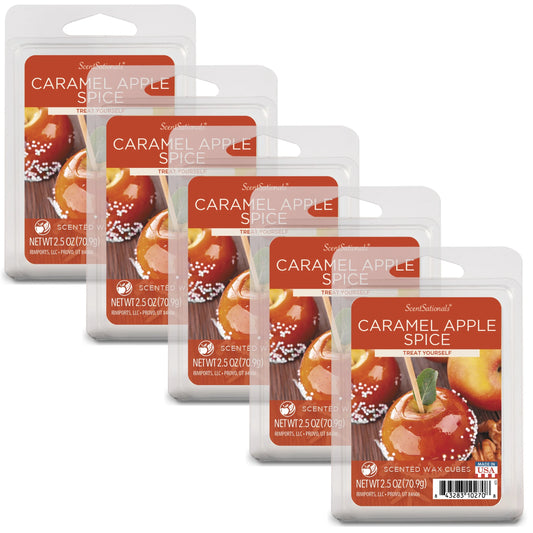 Caramel Apple Spice Scented Wax Melts, , 2.5 Oz (5-Pack)