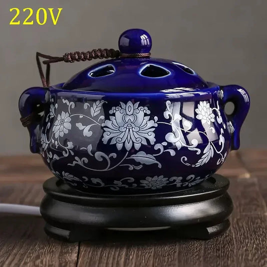 YXY 110V/220V Timing Essential Oil Stove Temperature Regulating Electric OUD Incense Burners Aromatherapy Censer Set for Home