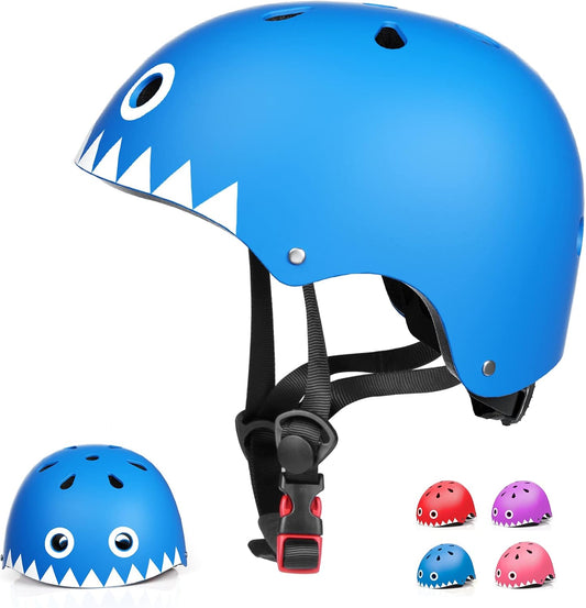 Toddler Helmet for 2-8 Years Kids Bike Helmets Baby Girls Boys Multi-Sport Adjustable Skateboard Bicycle Helmet Lightweight 3 Sizes for Toddler to Youth 8-14