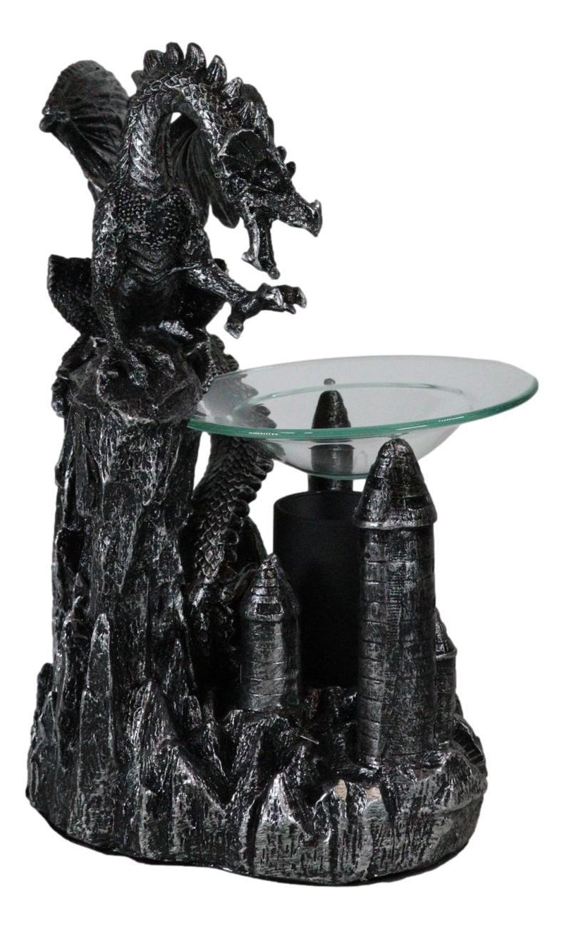 Ebros Smaug Castle Dragon Electric Oil Burner Tart Warmer Statue 9.5"H Figurine