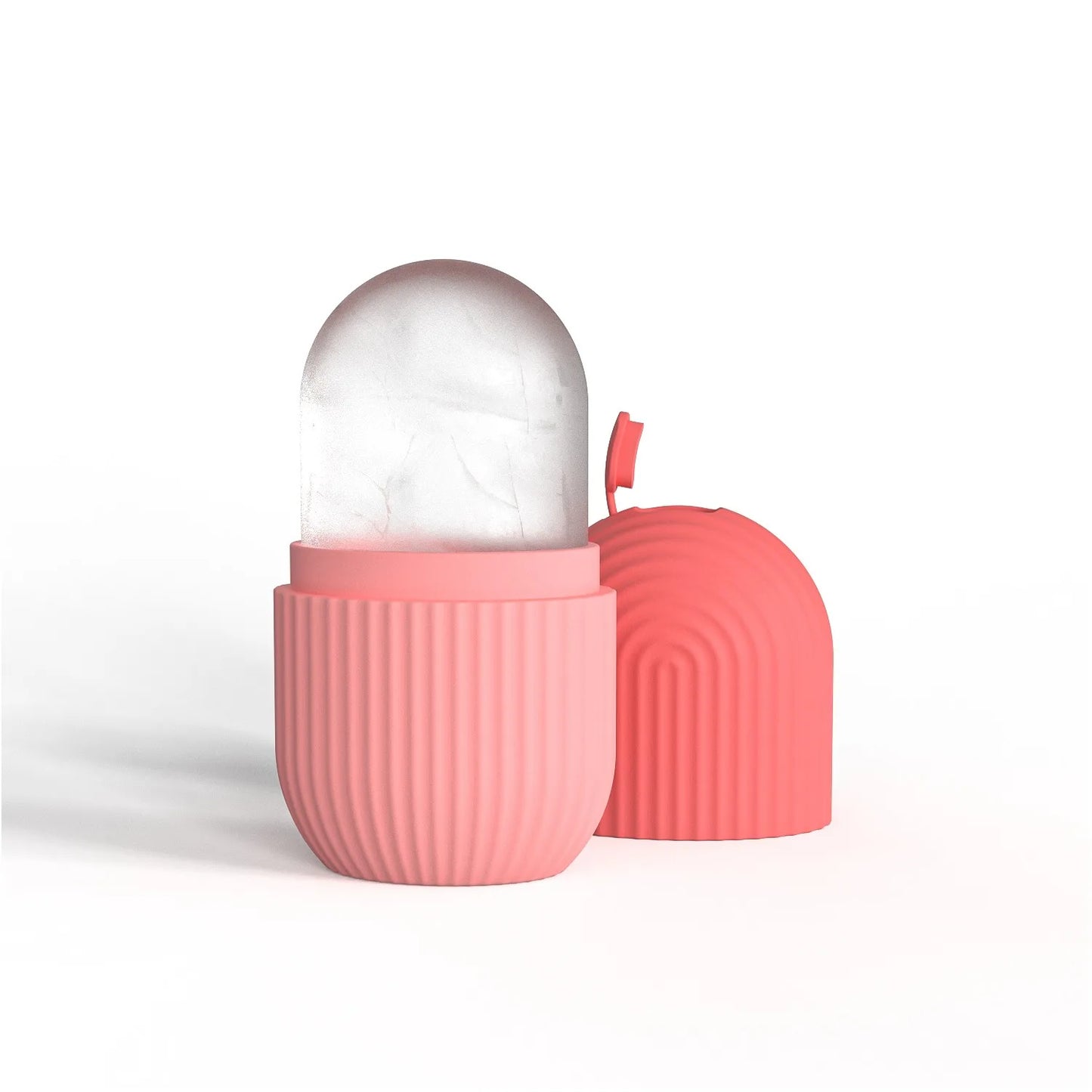 Ice Face Roller Ice Cube Beauty Massage Silicone Ice Mold for Eye Puffiness Ice Facial Roller Shrink Pores