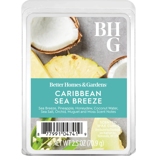 Caribbean Sea Breeze Scented Wax Melts, , 2.5 Oz (1-Pack)
