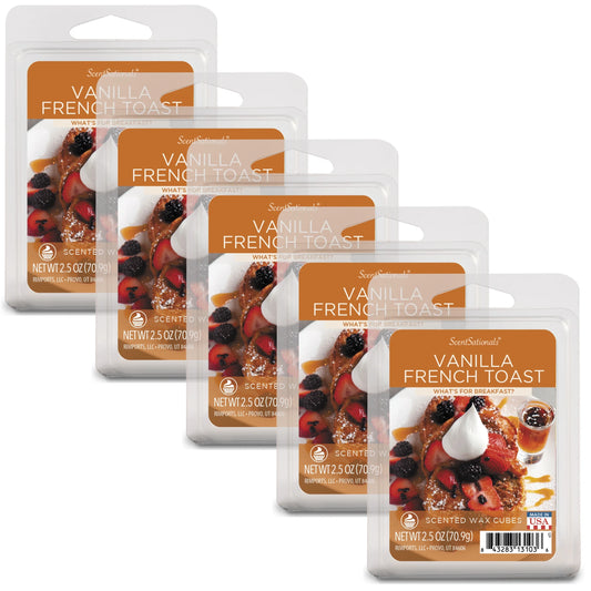 Vanilla French Toast Scented Wax Melts, , 2.5 Oz (5-Pack)