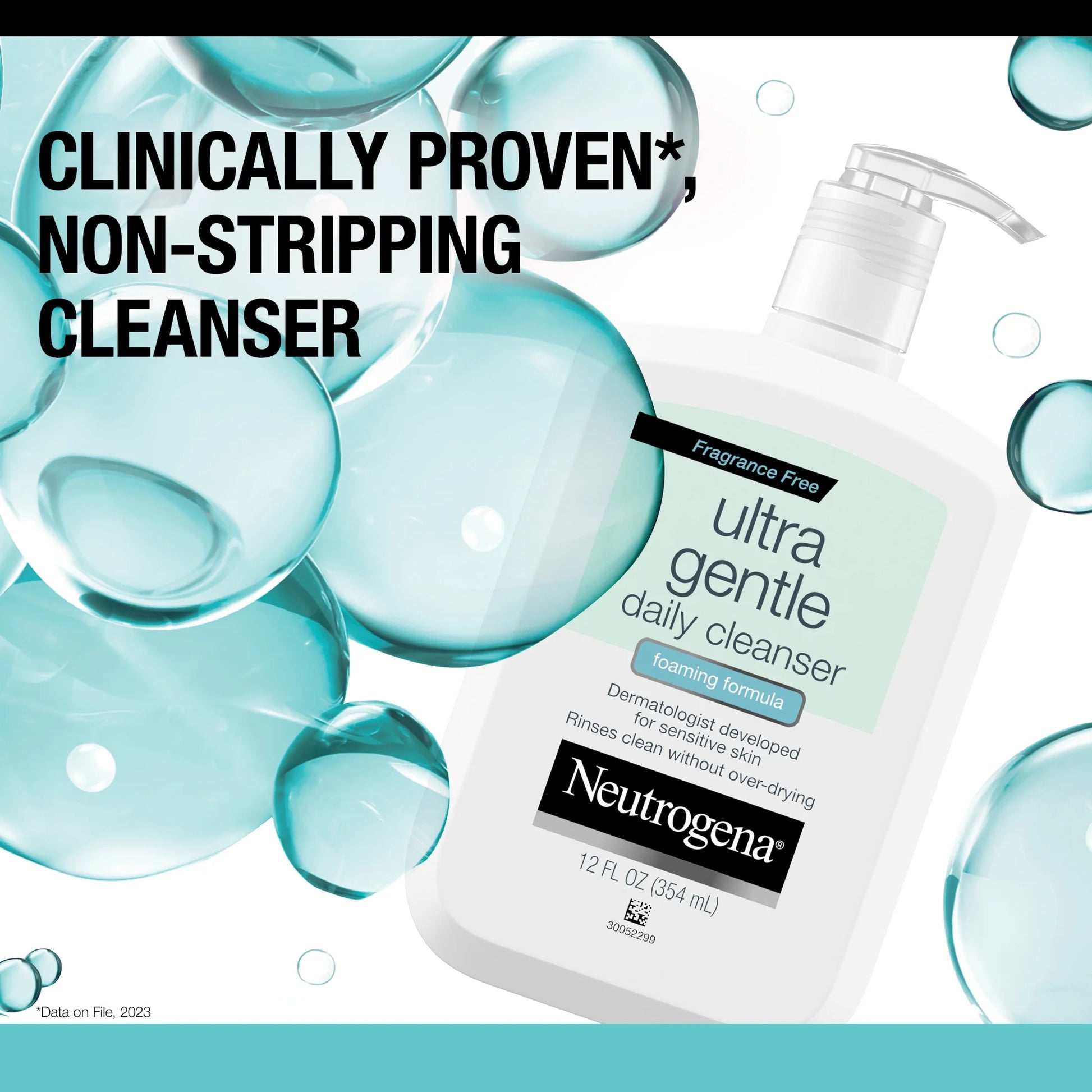 (2 Pack)  Ultra Gentle Daily Foaming Facial Cleanser, 12 Fl. Oz