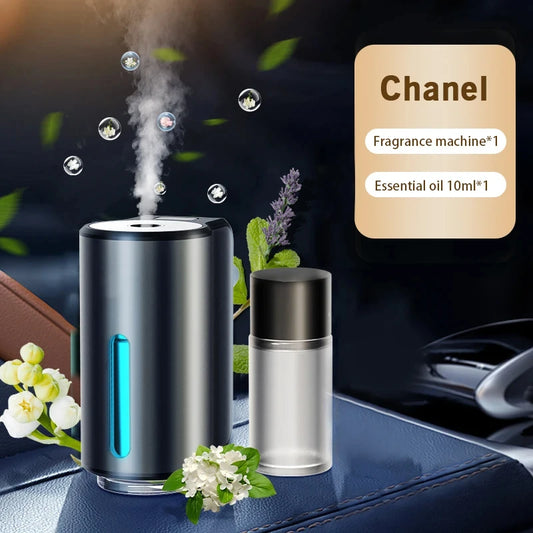 Smart Car Air Aromatherapy Diffuser Fragrance Car Air Fresheners with Three Adjustable Humidifier Essential Oil Diffuser