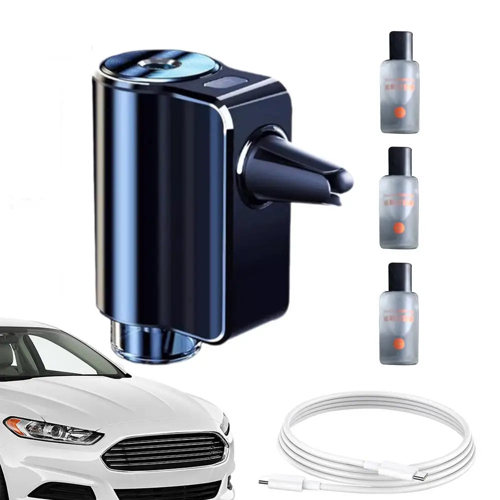Car Perfume Diffuser 3 Modes Adjustable Smart Car Air Freshener Diffuser Aromatherapy Scent Diffusers Natural Perfume Car
