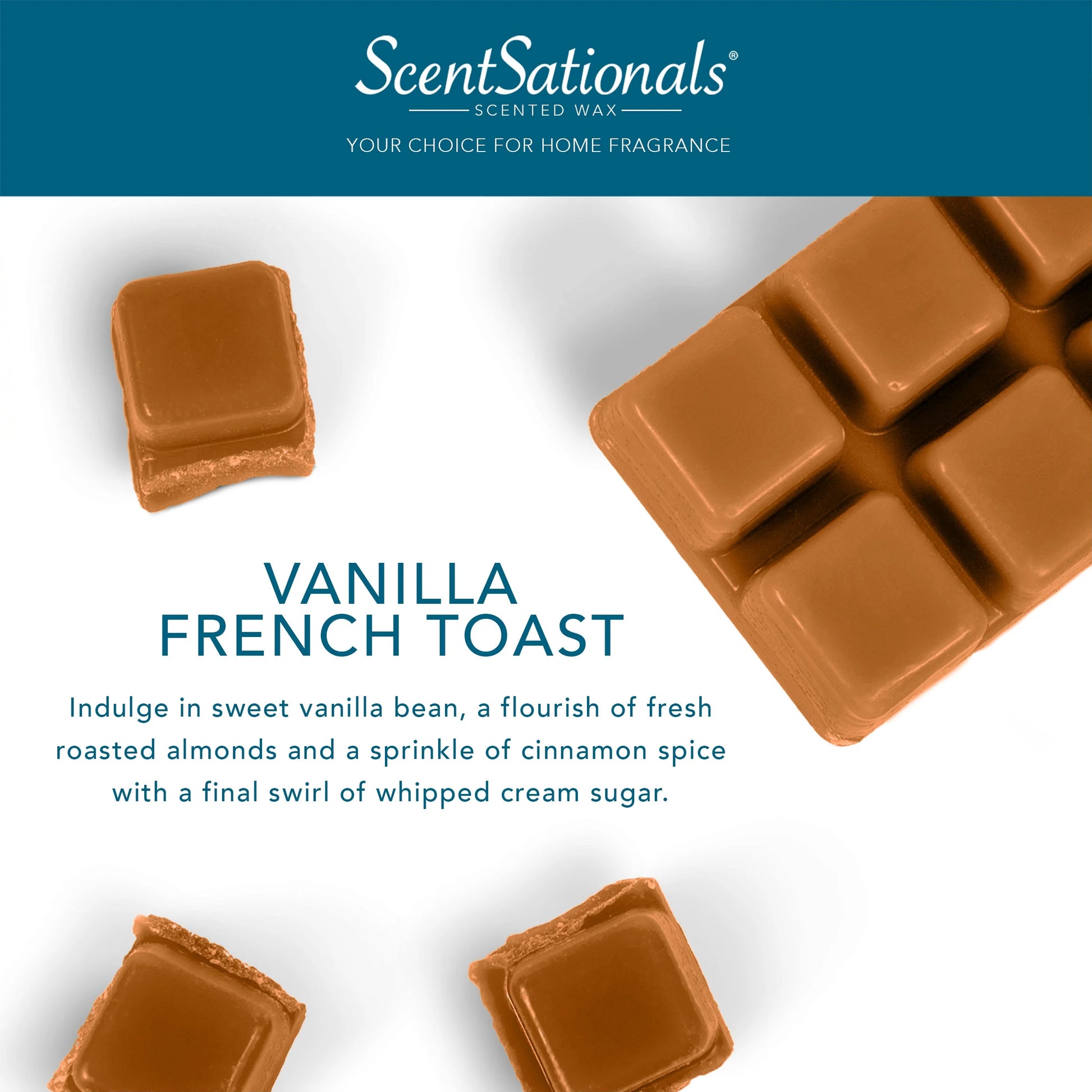 Vanilla French Toast Scented Wax Melts, , 2.5 Oz (5-Pack)