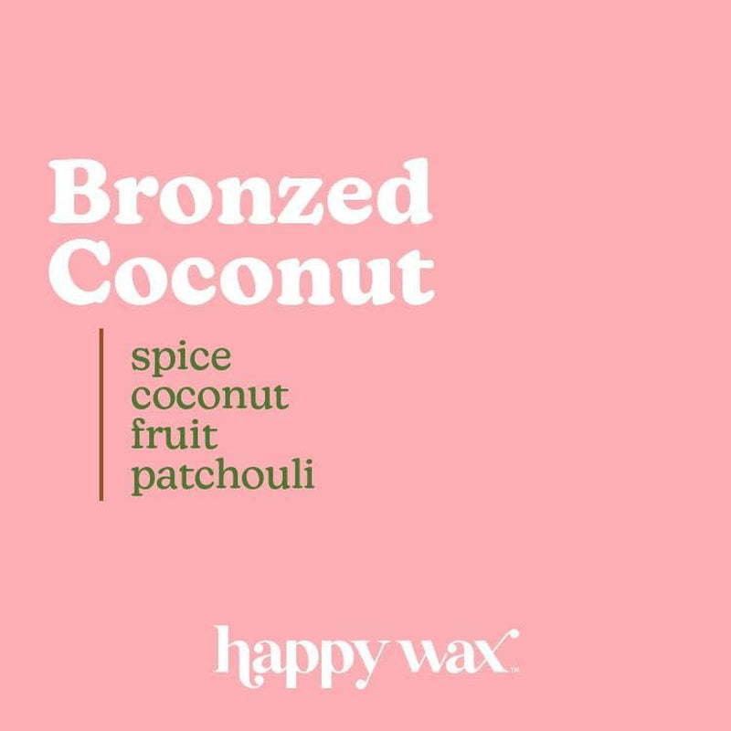 Bronzed Coconut Bear Wax Melts - Infused W/Essential Oils - Non Toxic. Summer Scented Soy Wax Melts for Warmers (4 Oz Tin)