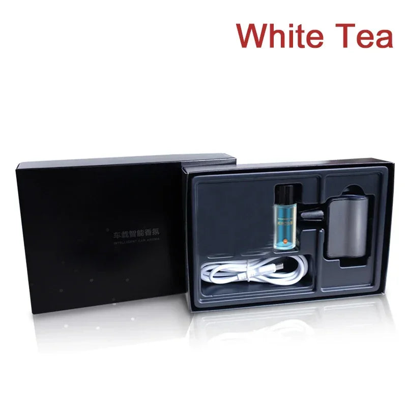 Car Perfume Air Freshener USB Rechargeable Essential Oil Aromatherapy Diffuser Vent Car Perfume Diffuser Machine Car Accessories