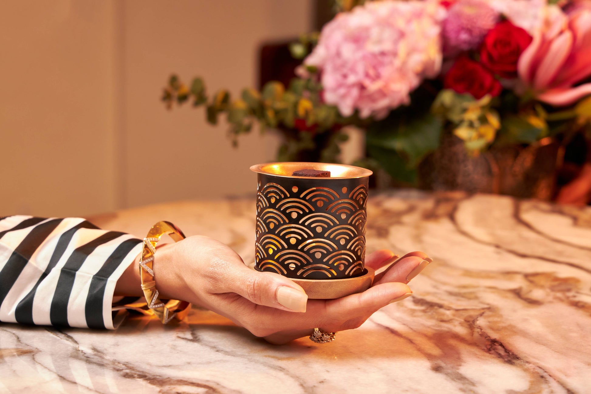 Oud Bakhoor Variety Box & Burner by  | Authentic Arabic Incense | Home Fragrance & Gift Set