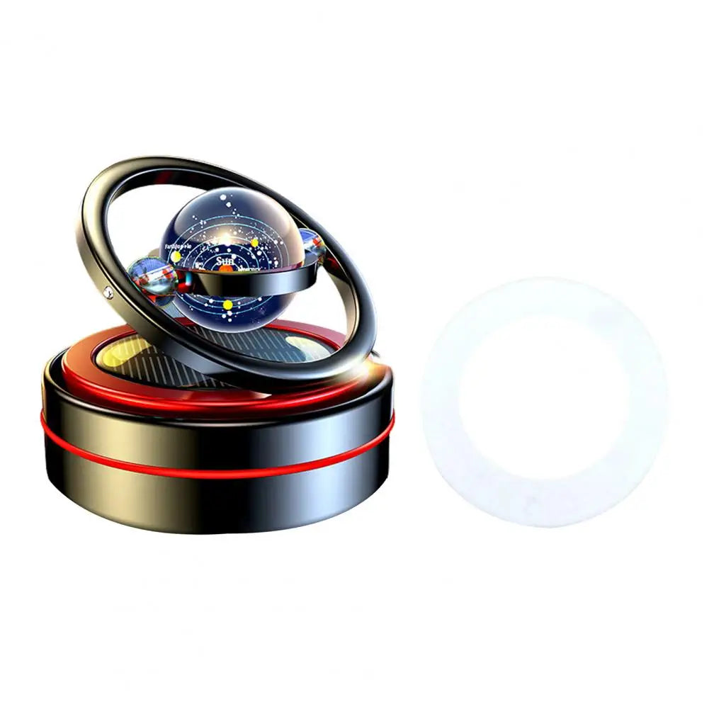 Portable Kinetic Molecular Heater Double Ring Auto Rotating Solar Heater Car Oil Diffuser Living Room Bathroom Car Air Freshener